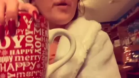 Keri Love - Dirty talking Mom can't wrap presents without cumming on his big cock