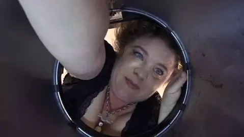 Erin Electra - Mom stuck in the garbage can fucked