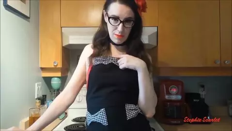 Stephie Scarlet - Tgirl Stepmom Milf Pov Blowjob and Cumshot