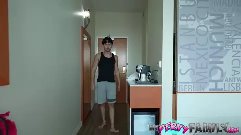 My Hot Step-Aunt Catches Me Spying On Her in the Shower - Mellanie Monroe