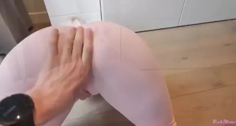 Leah Meow - Sister in leggings wants sex