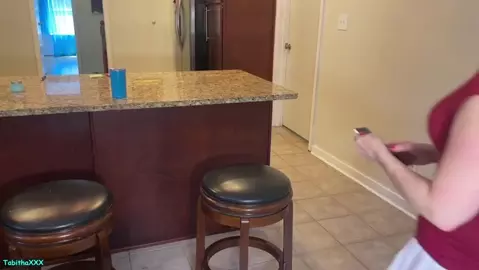 TabithaXXX - Horny Daughter in Law Gives DAD A SHOW