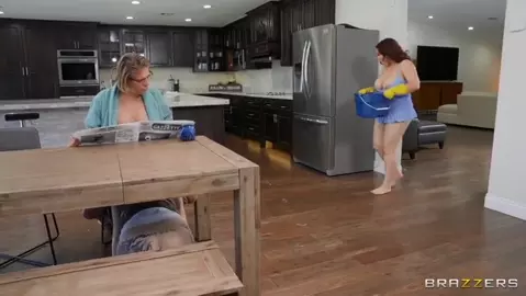 Natasha Nice & Kaiia Eve – Scissor Happy Slut Gets MILF Threesome