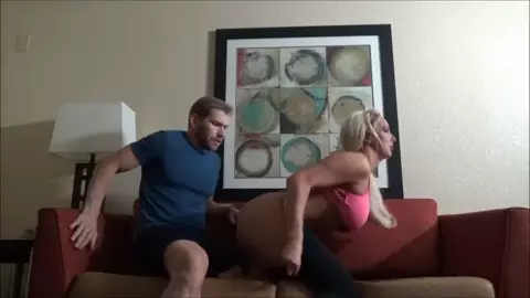 StepSon Massages Mom After Her Workout - Olivia Fox - Family Therapy