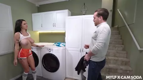 MylfXCamSoda – Gabbie Carter At The Laundry Room