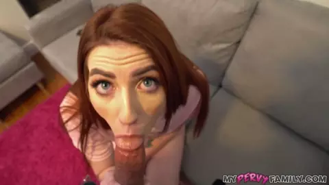 MyPervyFamily – Aria Carson Nervous Stepdaughter Wants Real World Experience