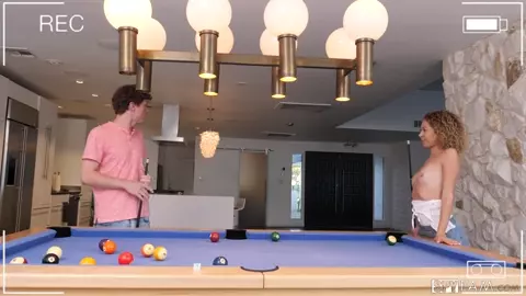 SpyFam – Allie Addison Billiards With Stepbro