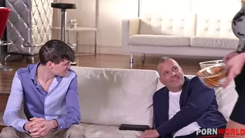 PornWorld – Swingers Party Sees Shalina Devine DPd Alongside Sexy Bisexual Blonde Dominno GP2099