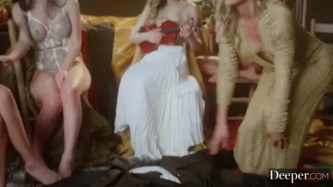 Deeper – Chaired Mona Wales And Lulu Chu And Scarlit Scandal And Destiny Cruz And Marica Hase