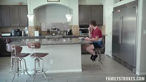 FamilyStrokes – A New Man of the House Nicole Aria And Olive Glass