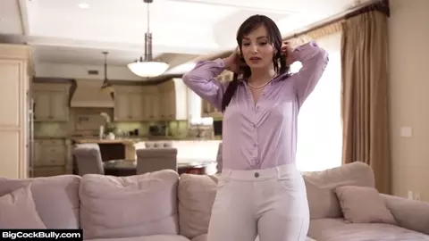 BigCockBully – Big Tit Brunette Lexi Luna Gets Feet Fucked By Husband’s Bully