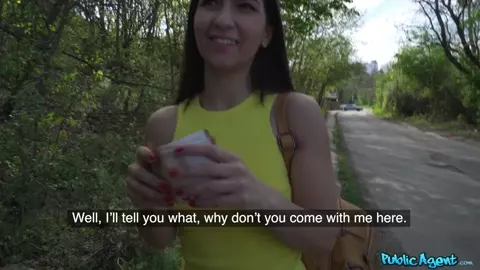 PublicAgent – Moona Snake Italian in Tight Yellow Dress