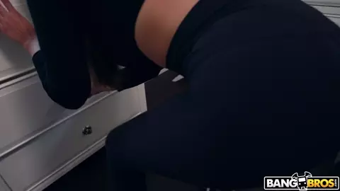 BangBrosClips – Bella Rolland Burglar Gets Tit Slapped