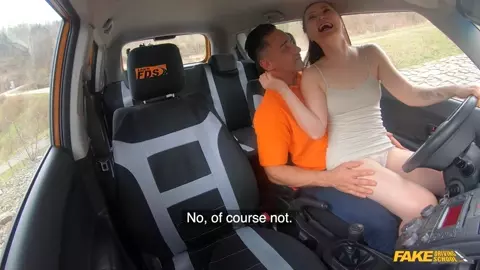 FakeDrivingSchool – Luna Truelove Asian Learns How to Drive Stick