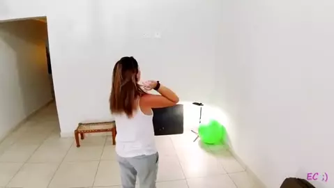 PinkCandyEc – Fucking Mom in yoga pose fuck her face