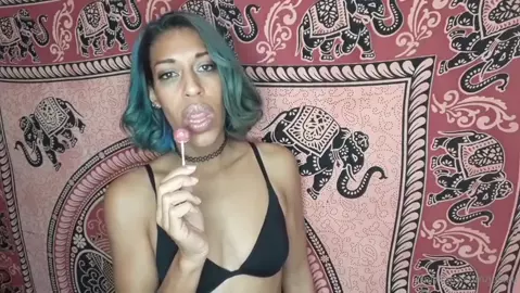 GoldenLace - Mommy Dirty Talks Sucking A Lollipop