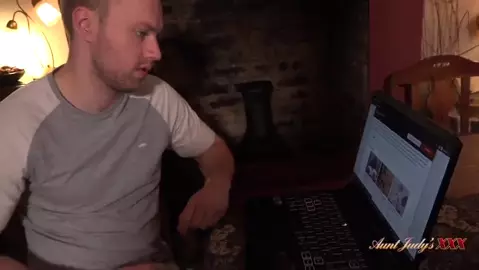 Molly Catches Her Son Watching Porn, Gives Him the Real Thing