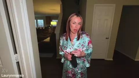 Lauryn Mae - Son Caught Jerking Off Into Mommys Panties