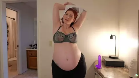 Kelly Payne - Pregnant Mom finds Son Jerking Off in Her Bed