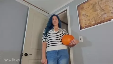 Freya Reign - Pumpkin Fucking Punishment by Mommy
