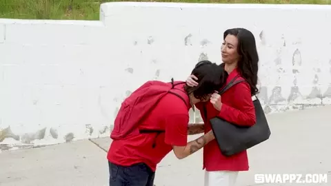 Mom Swap - “I’m Anxious Af! Can I Suck On Your Tits?” Suburban Step Mom Swap