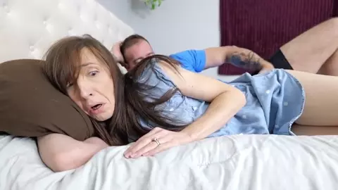 Son Sneaks into Moms Bed and FUCKS HER HARD