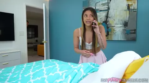 Xxlayna Marie – Caught, Spanked & Fucked! – MyPervyFamily