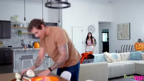 Stepsister's Halloween Treat Is My Dick