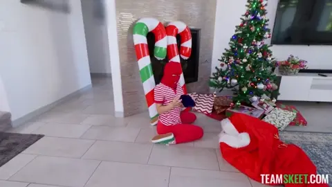 Tiny Christmas Thief Gets Instant Karma