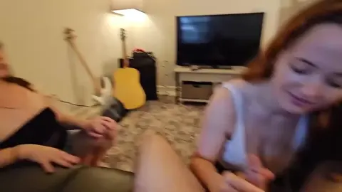 Red Eviee – Surprise Sex With My Goth Girlfriend AND Her Redhead Mom