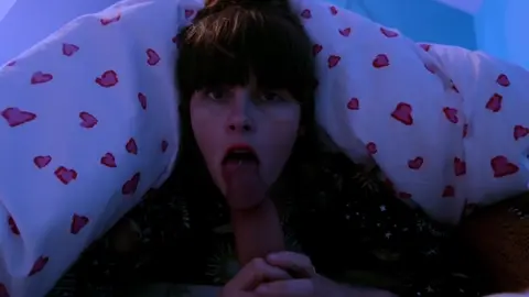 Sydney Harwin – Sneaking In With Mommy Next To Dad