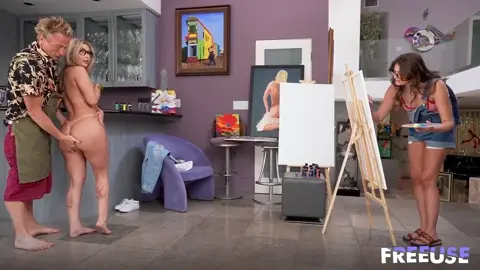 Selina Bentz, Nicole Aria – Sign Your Art With the Teacher’s Cum